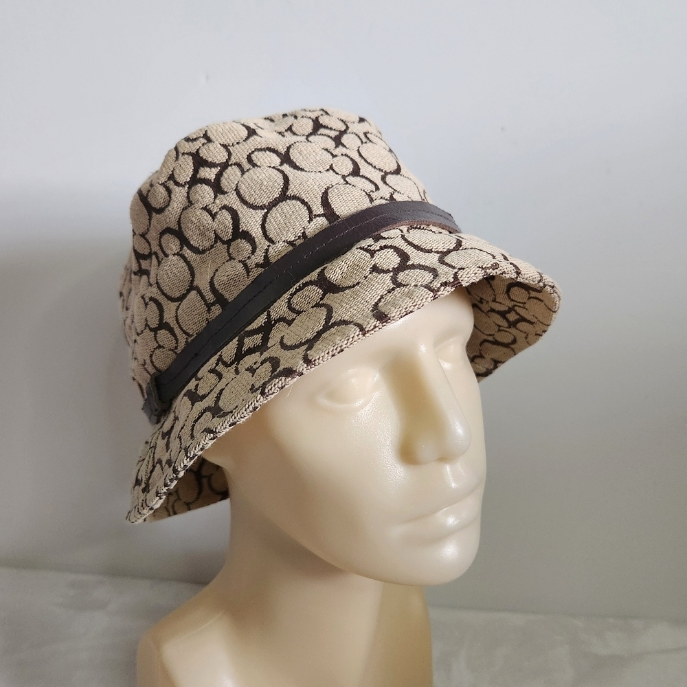 Walt Disney World Mickey Mouse Silhouette Tan Brown Bucket Hat - Picture 2 of 13